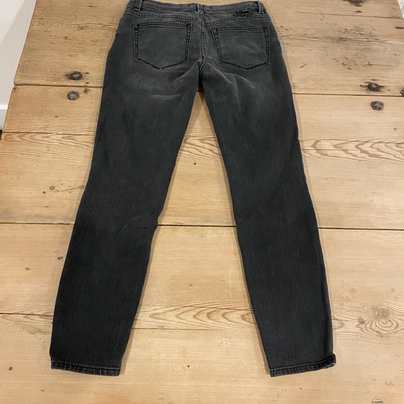 Free people skinny jeans distressed with mesh - Picture 3 of 6